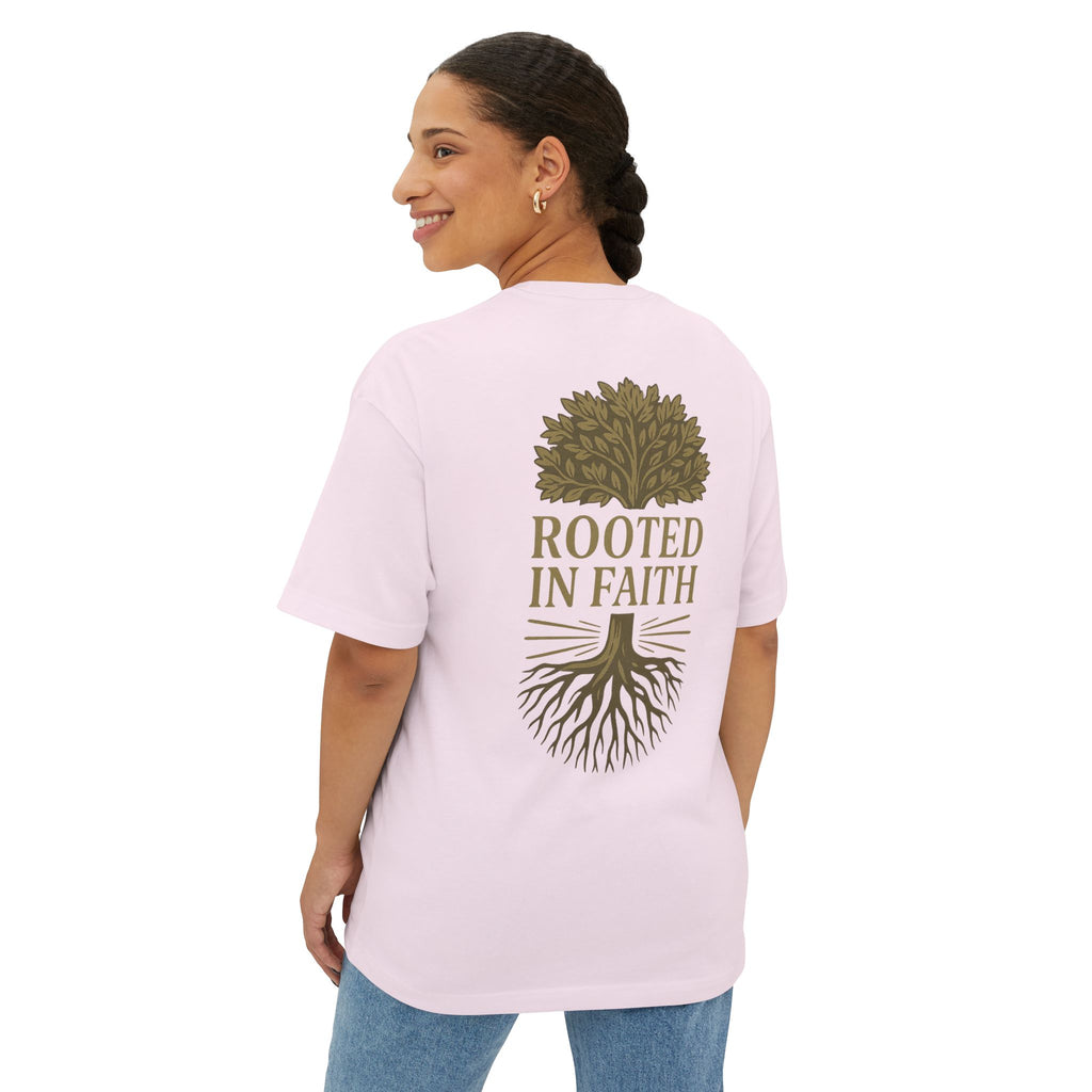 Rooted in Faith Oversized Tee
