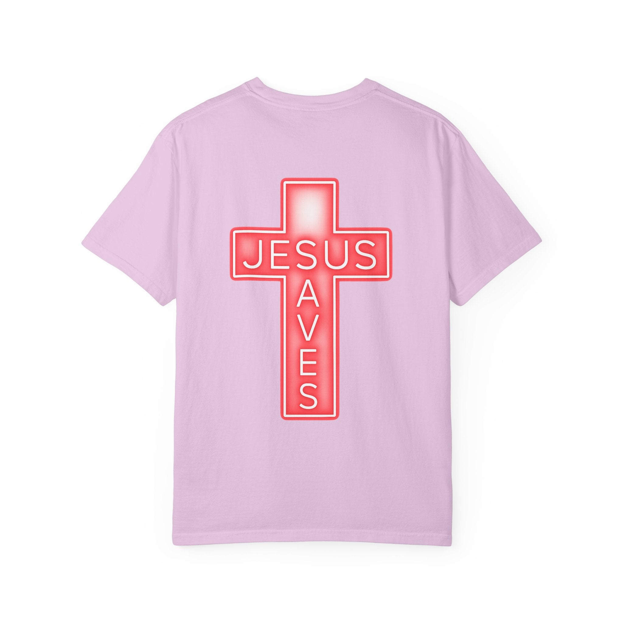Neon Jesus Saves T-Shirt