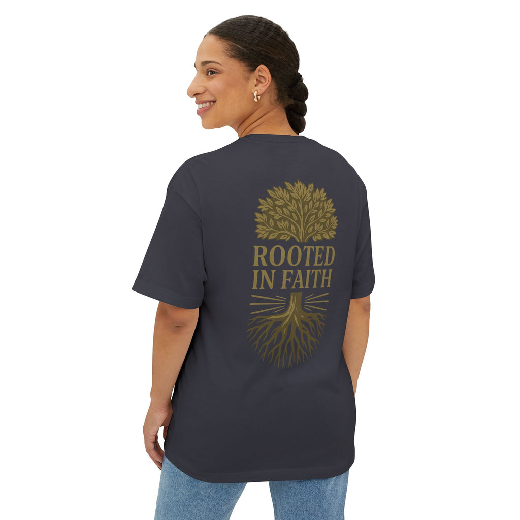 Rooted in Faith Oversized Tee