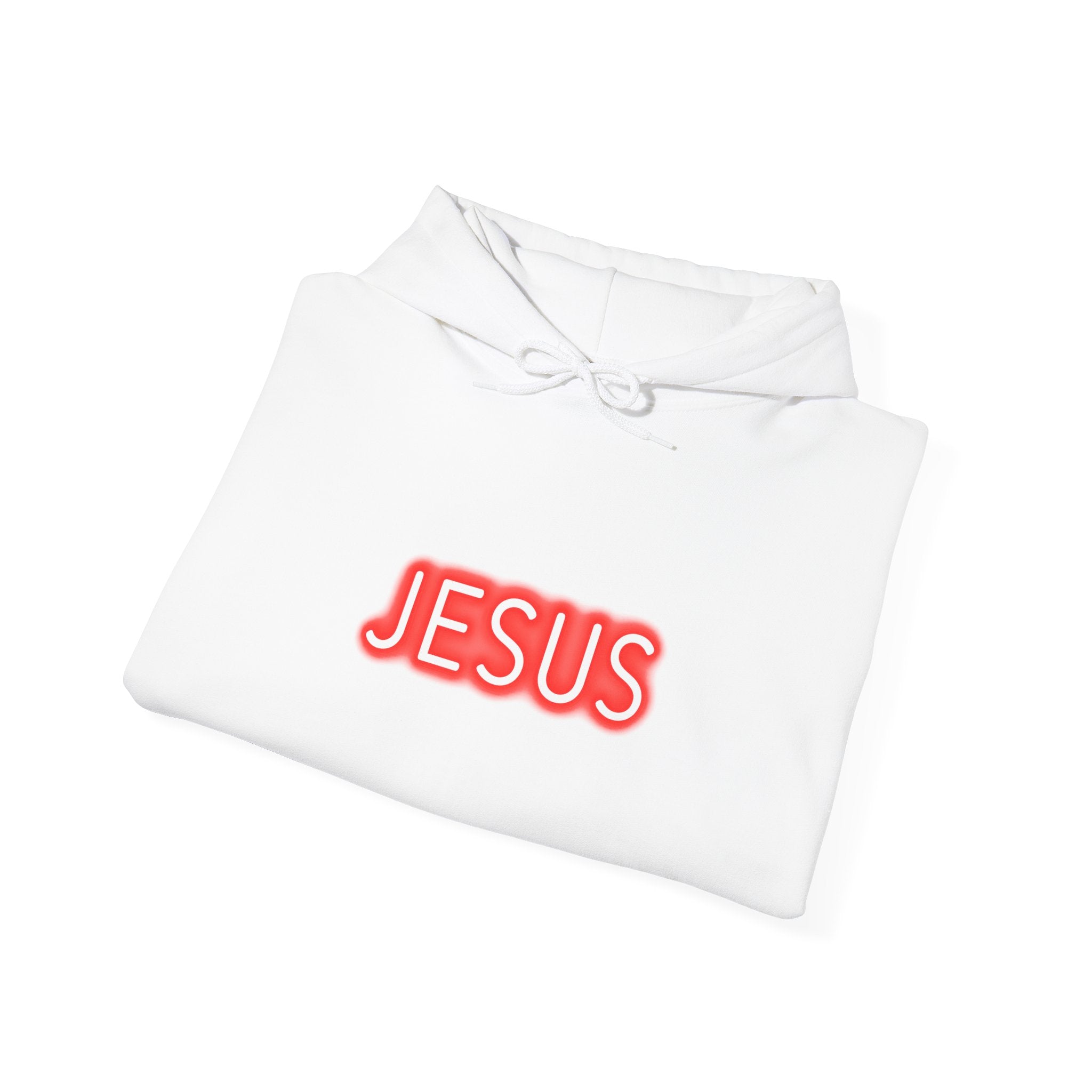 Neon Jesus Saves Hoodie