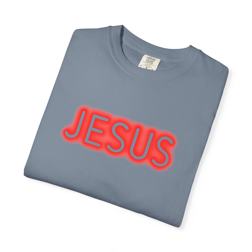 Neon Jesus Saves T-Shirt