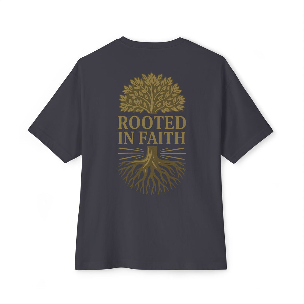 Rooted in Faith Oversized Tee