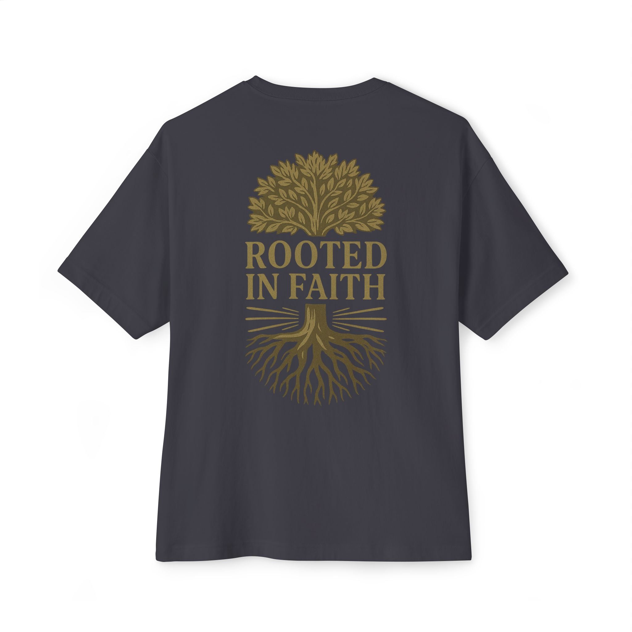 Rooted in Faith Oversized Tee