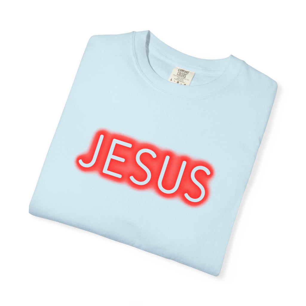Neon Jesus Saves T-Shirt