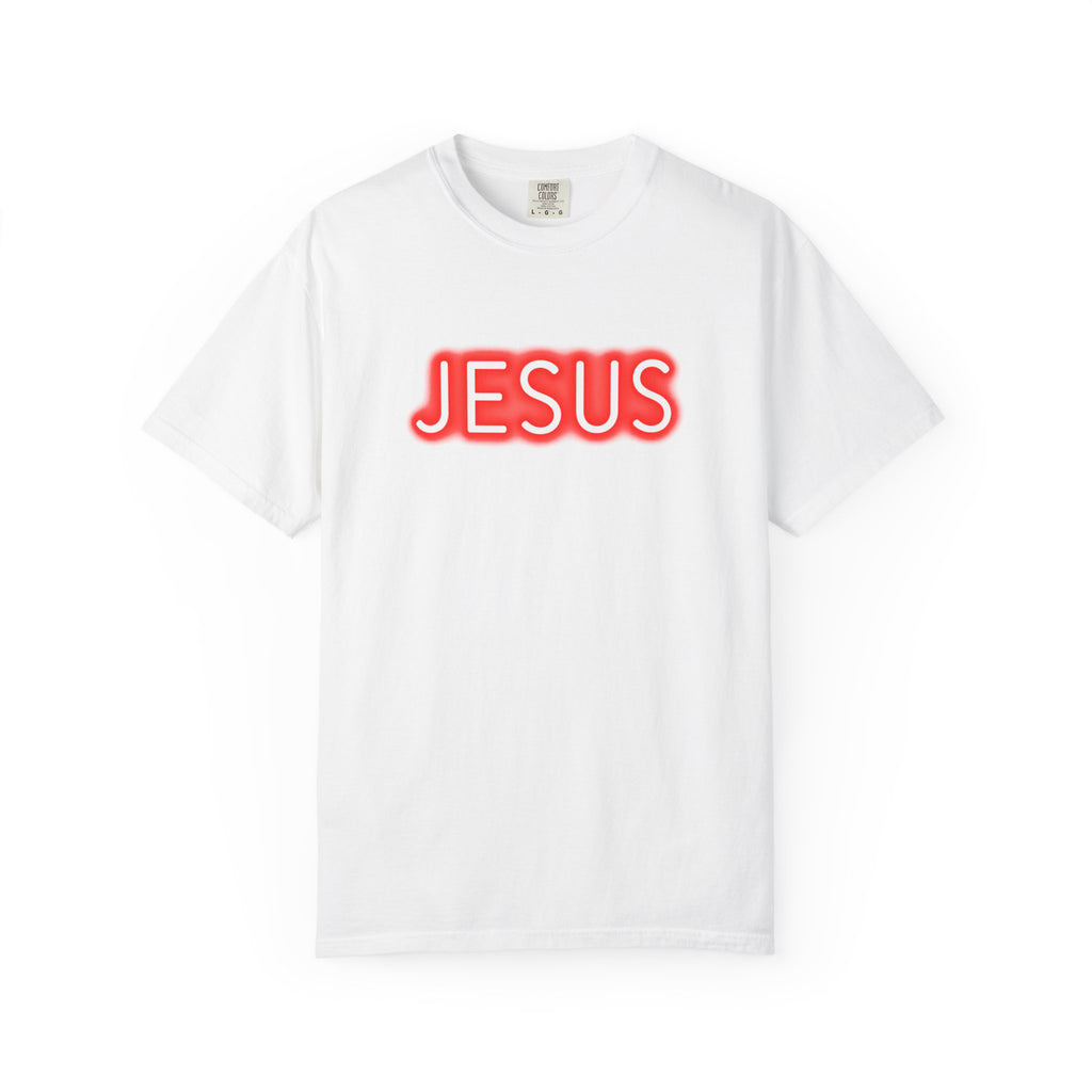 Neon Jesus Saves T-Shirt
