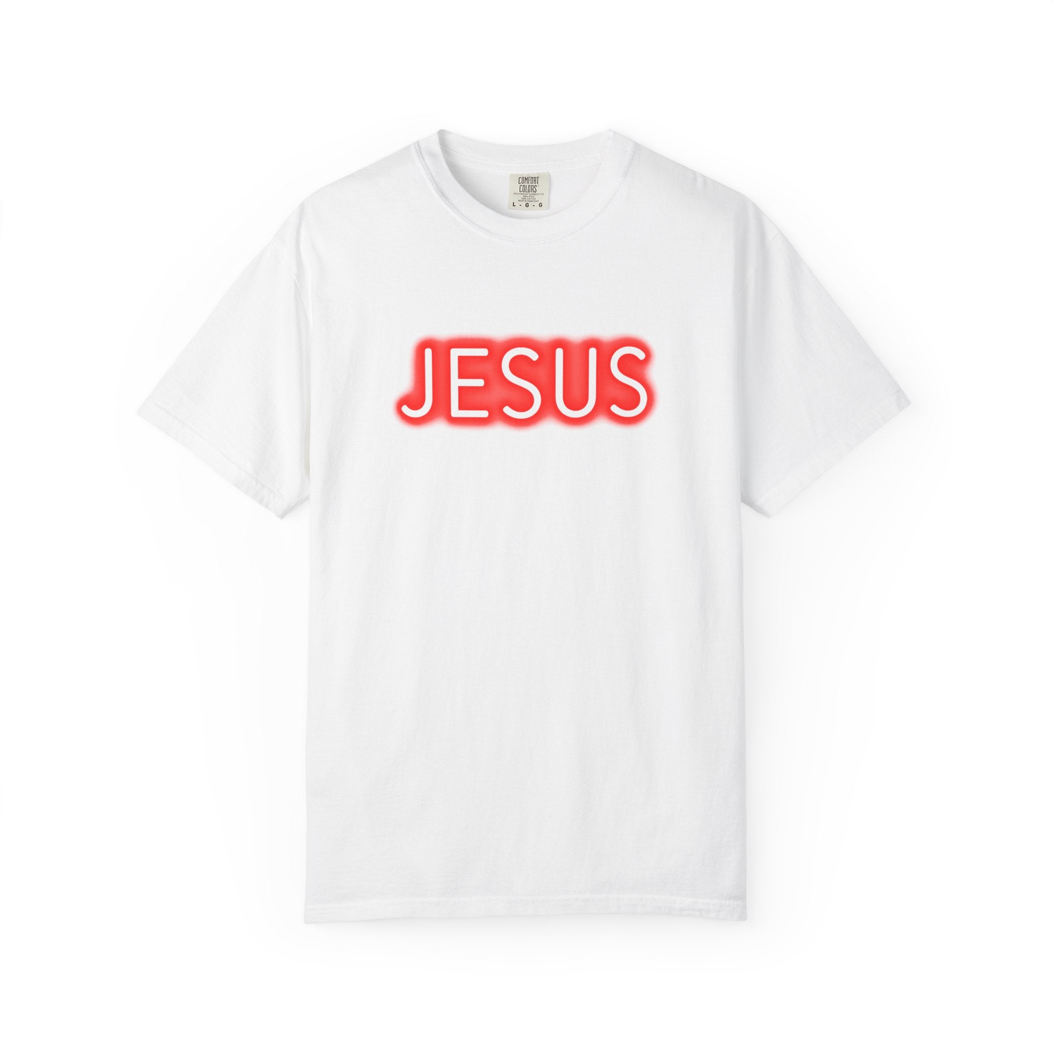 Neon Jesus Saves T-Shirt