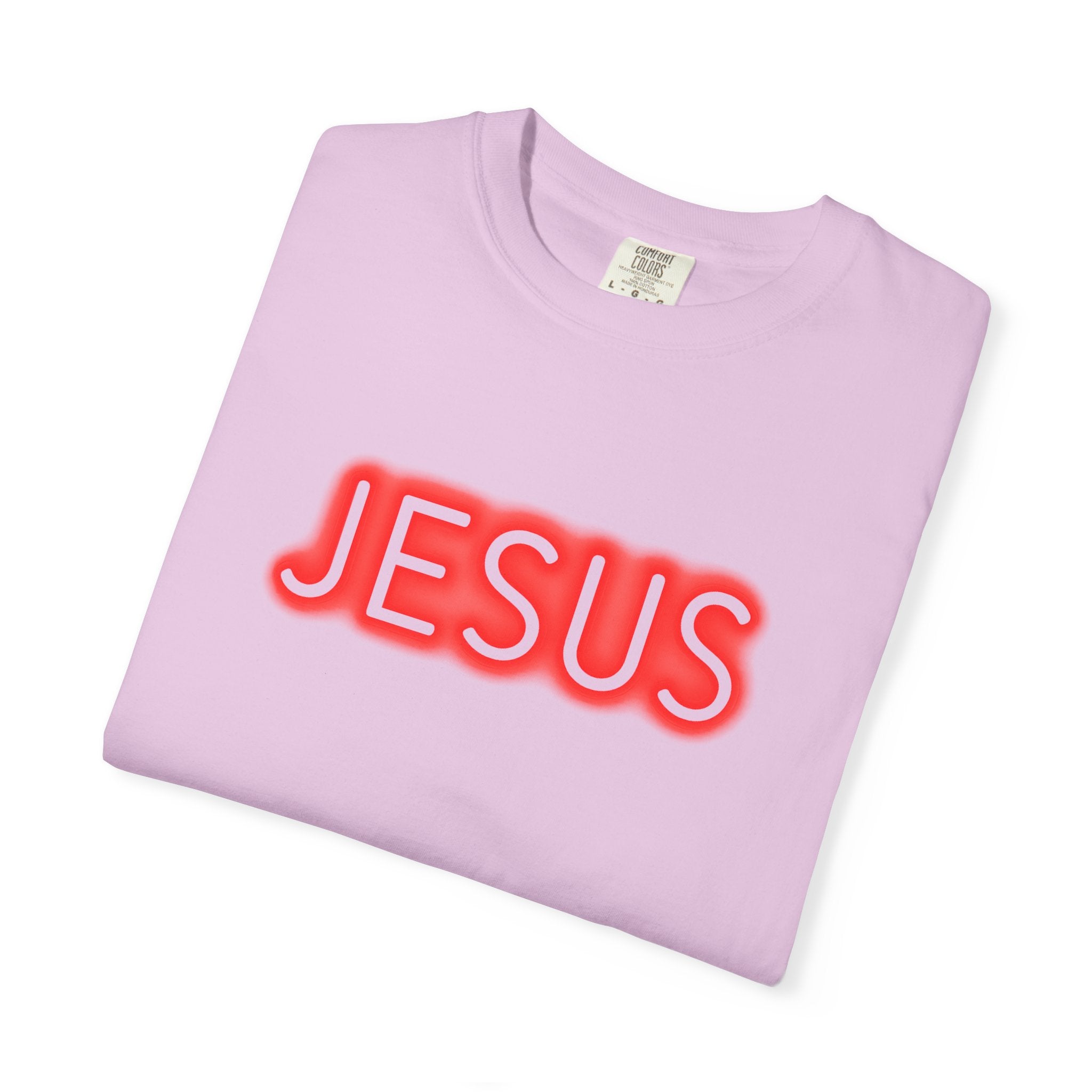 Neon Jesus Saves T-Shirt
