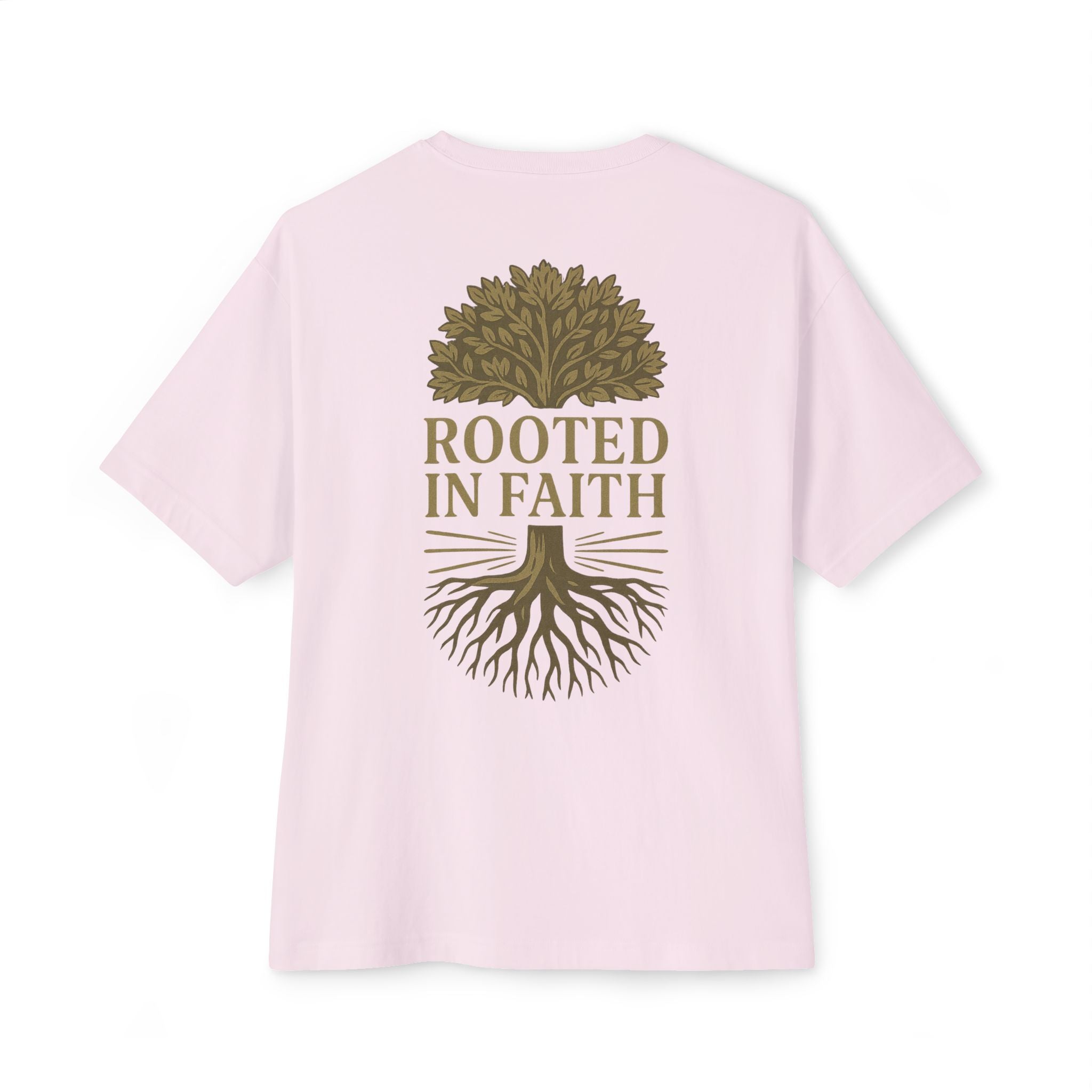 Rooted in Faith Oversized Tee