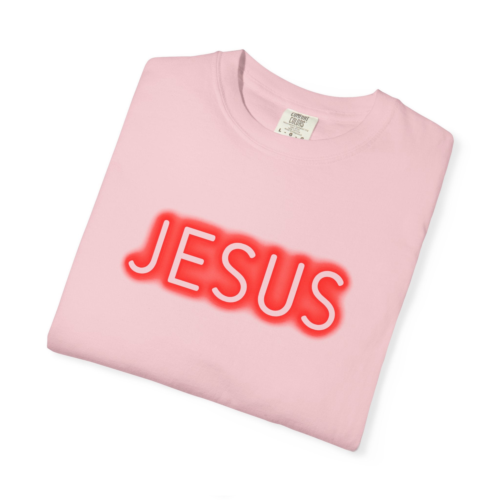 Neon Jesus Saves T-Shirt