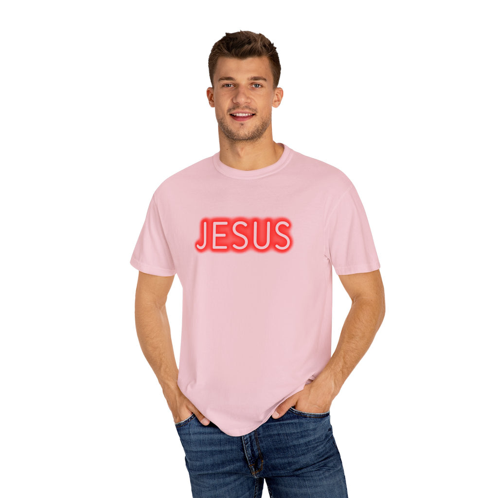 Neon Jesus Saves T-Shirt