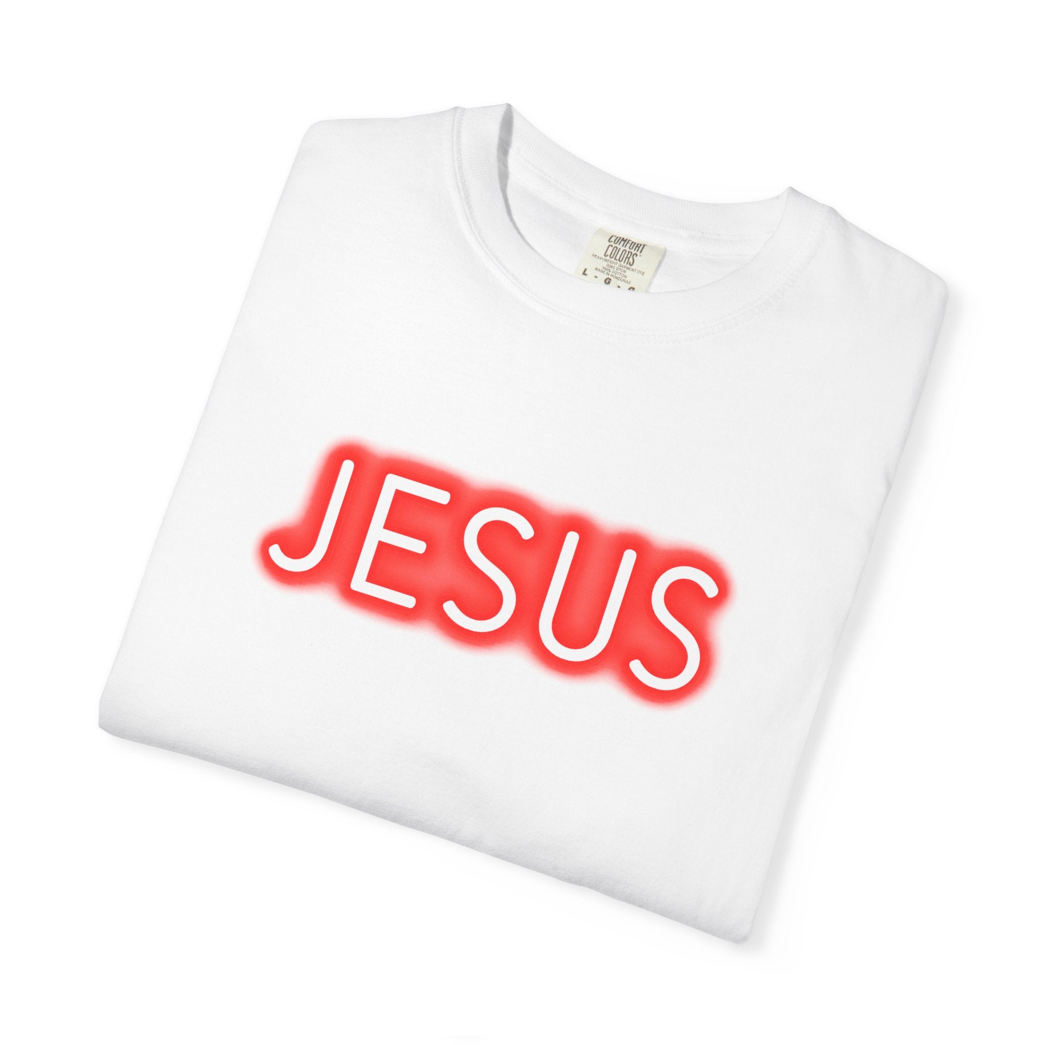 Neon Jesus Saves T-Shirt