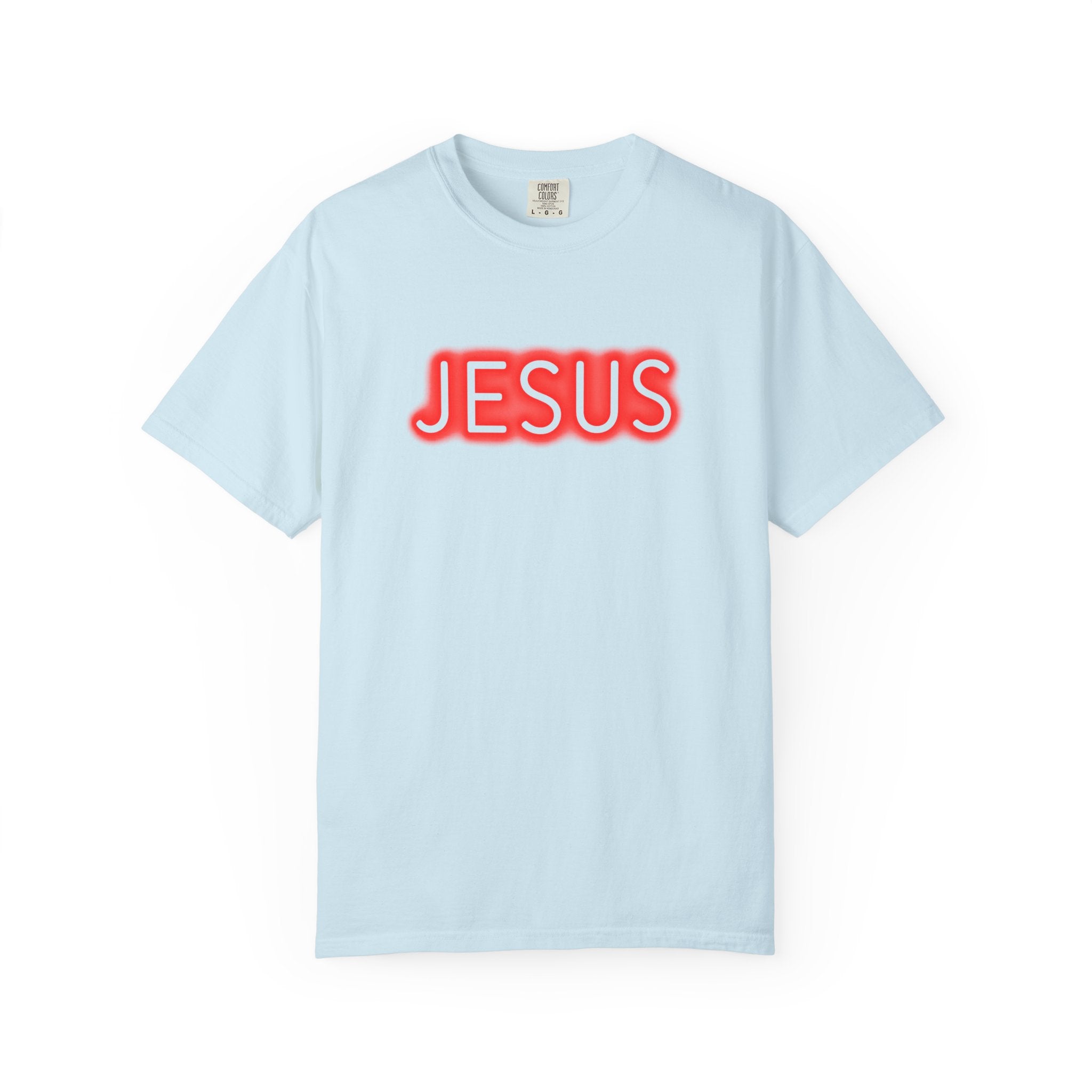 Neon Jesus Saves T-Shirt
