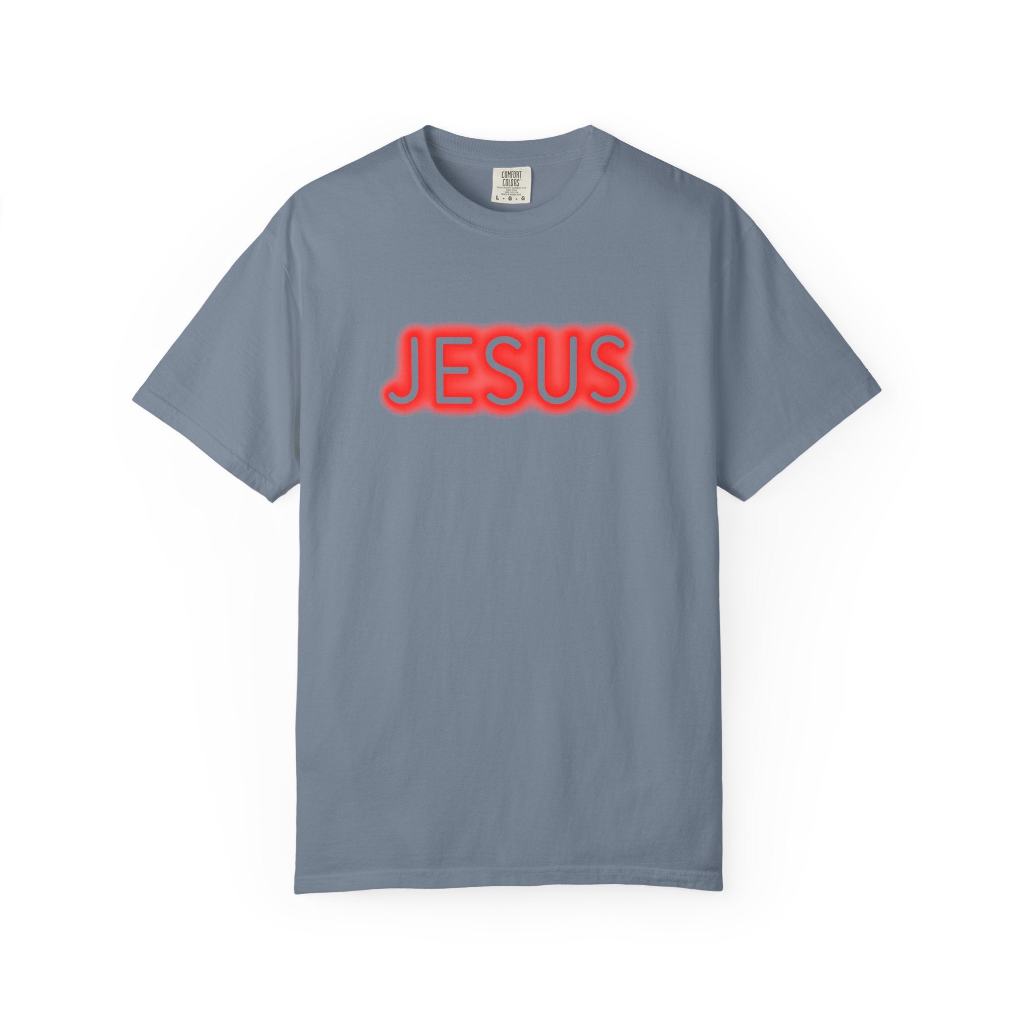 Neon Jesus Saves T-Shirt