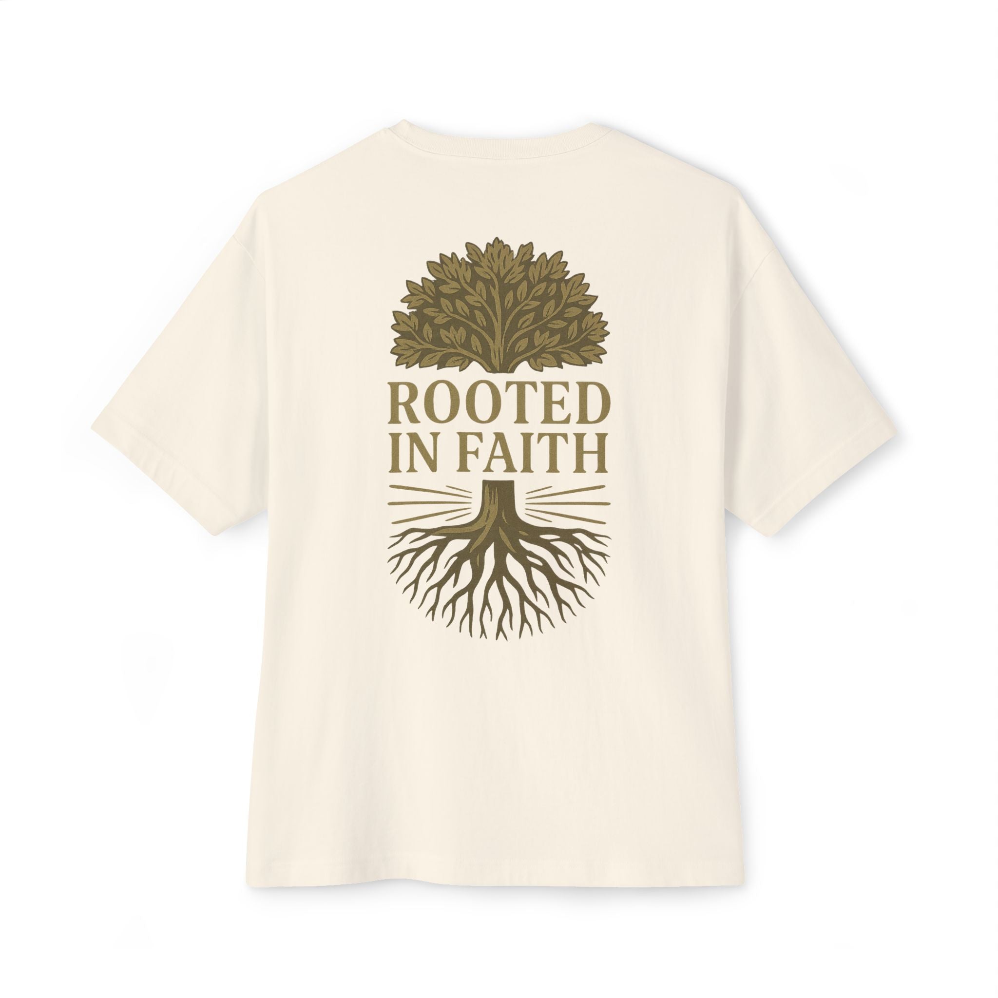 Rooted in Faith Oversized Tee, Unisex Boxy T-Shirt for Spiritual Growth, Comfortable Faith Apparel, Inspirational Outfit, Ideal Gift [...]
