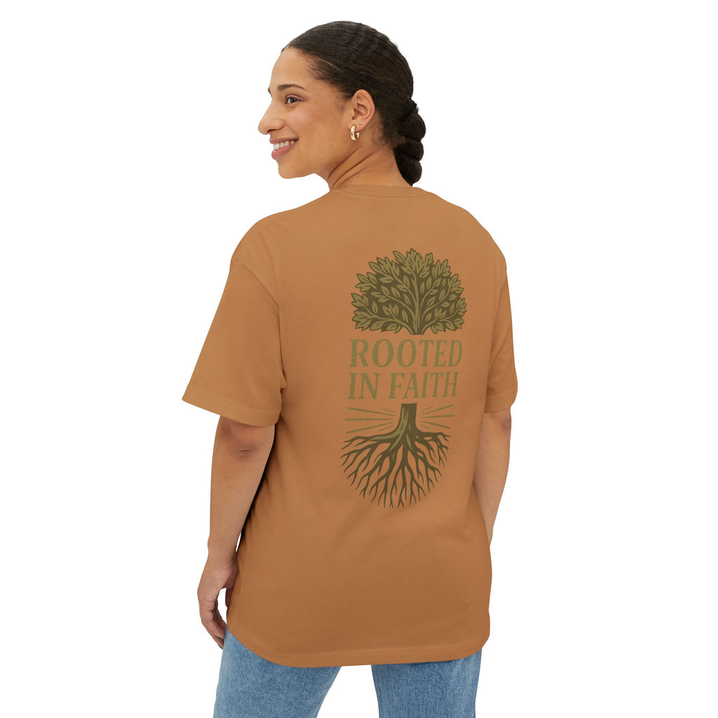Rooted in Faith Oversized Tee
