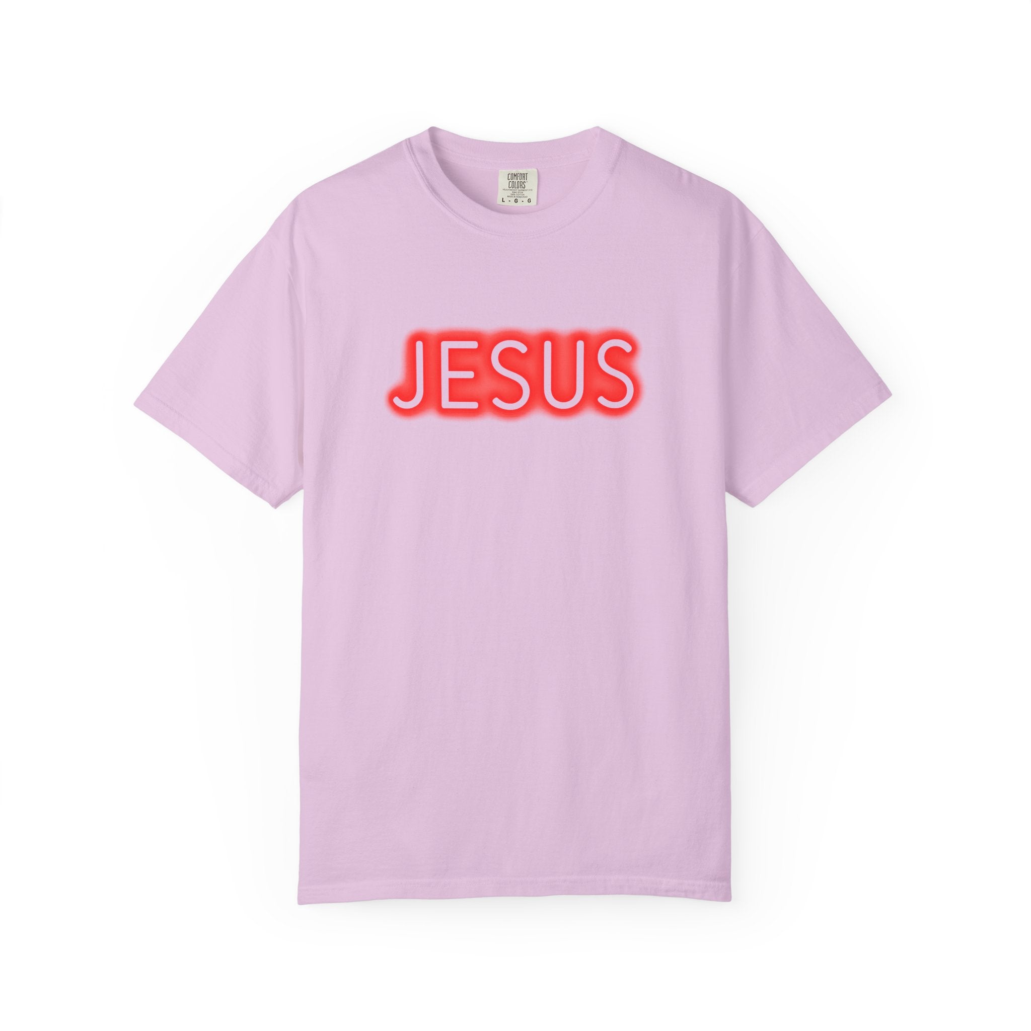 Neon Jesus Saves T-Shirt
