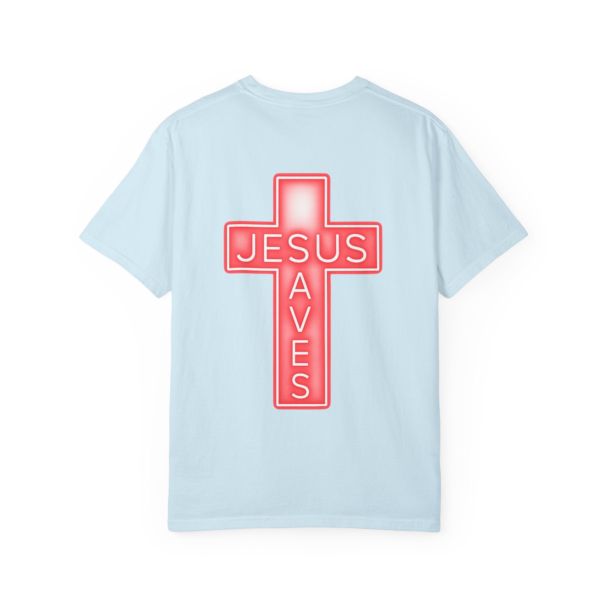 Neon Jesus Saves T-Shirt