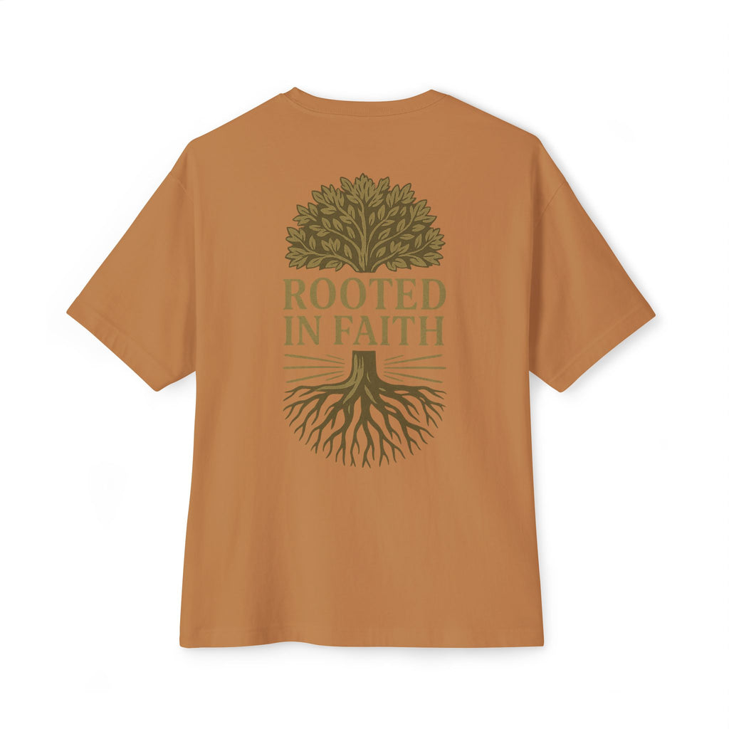 Rooted in Faith Oversized Tee