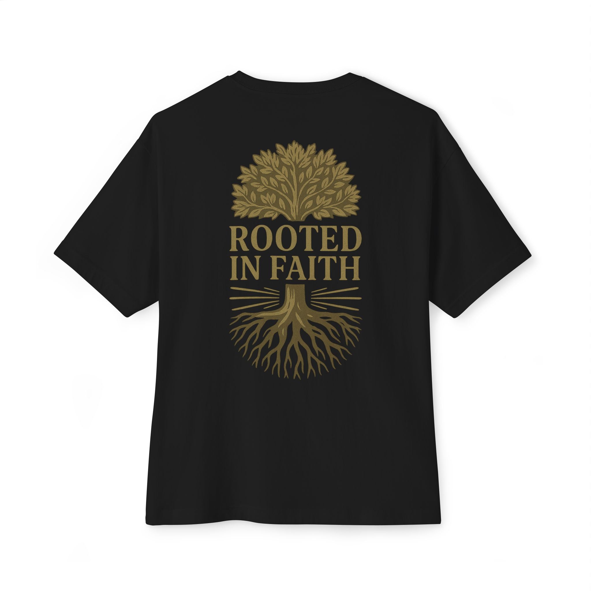 Rooted in Faith Oversized Tee
