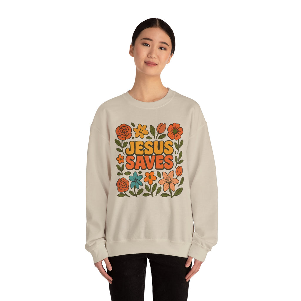 Jesus Saves Crewneck