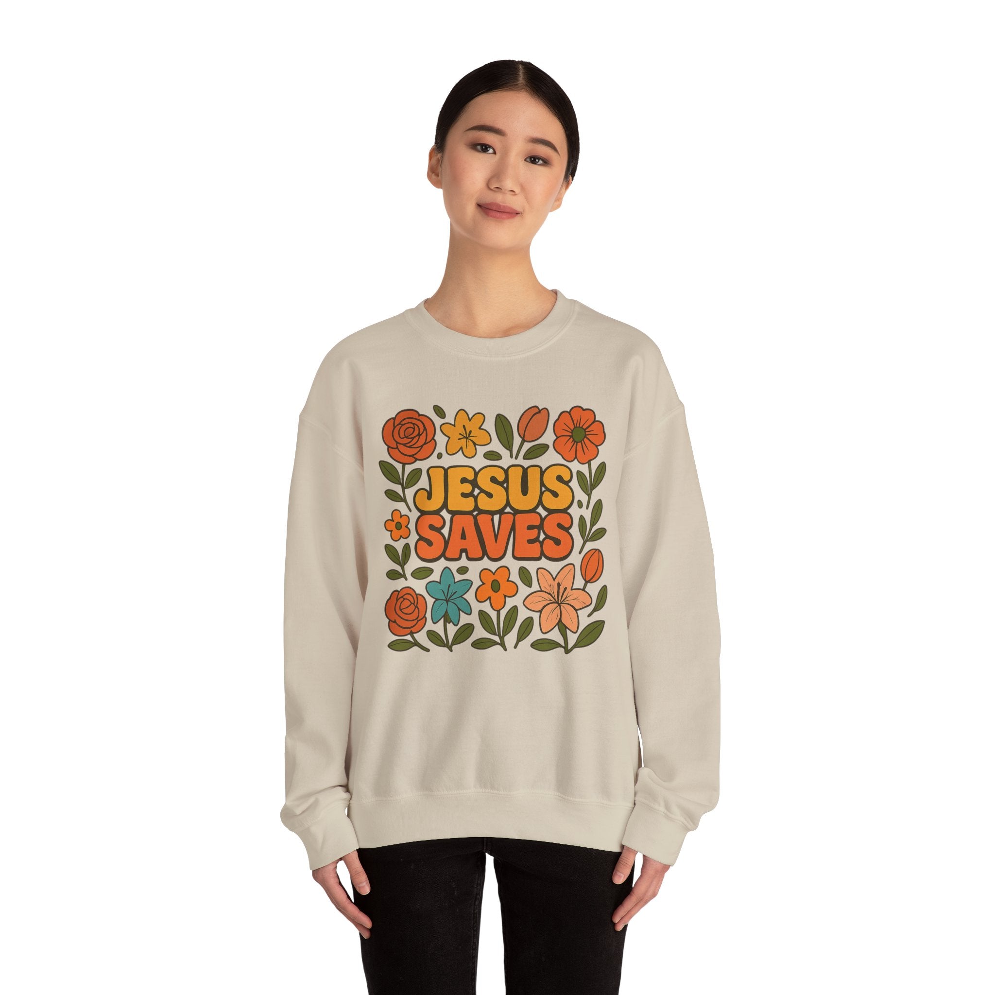 Jesus Saves Crewneck