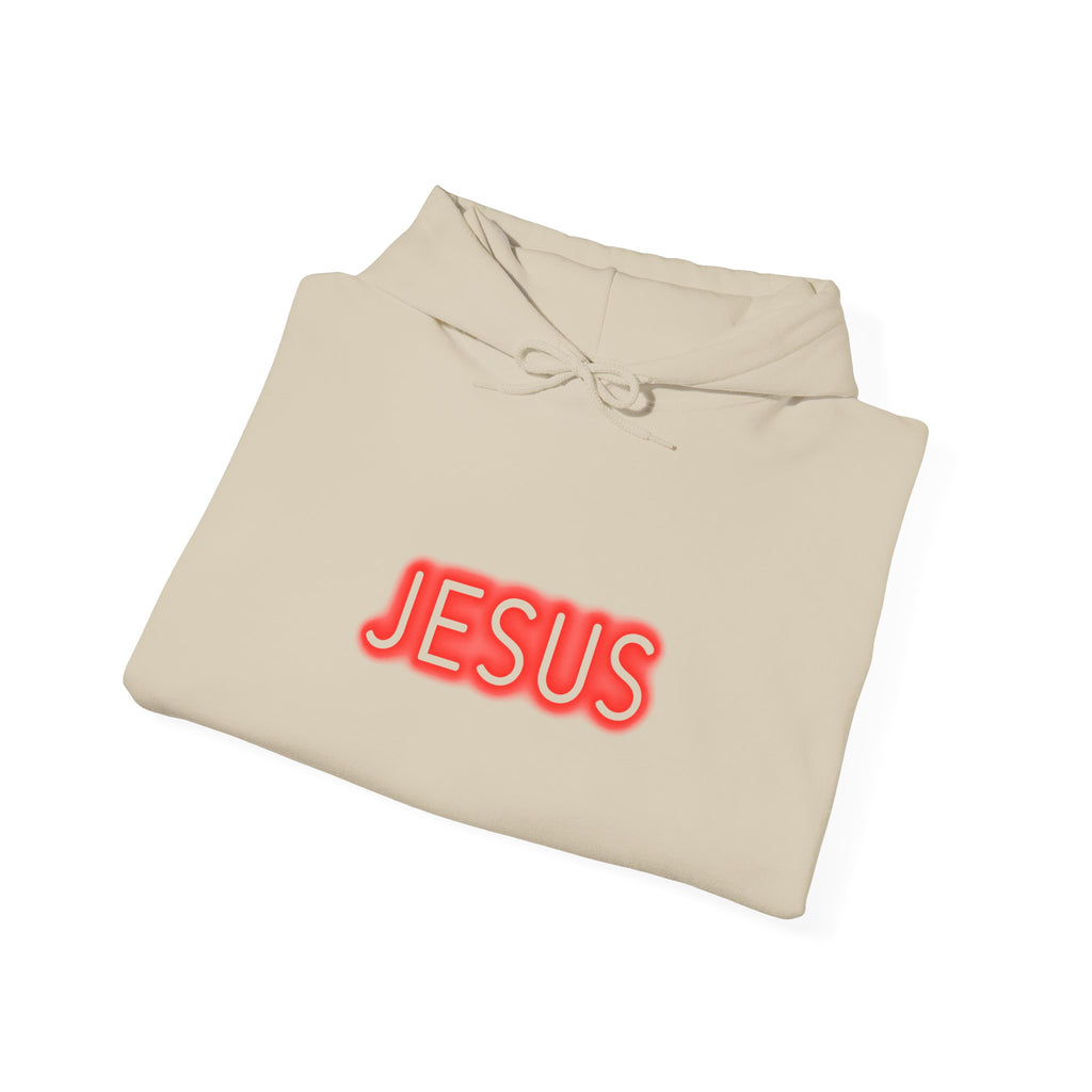 Neon Jesus Saves Hoodie