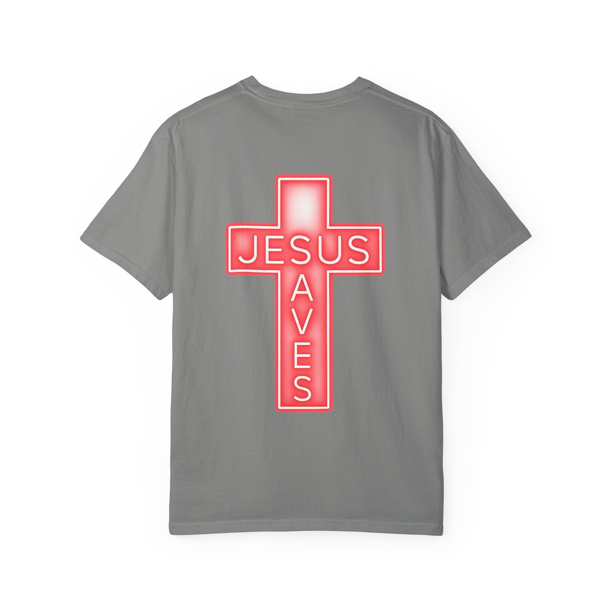 Neon Jesus Saves T-Shirt