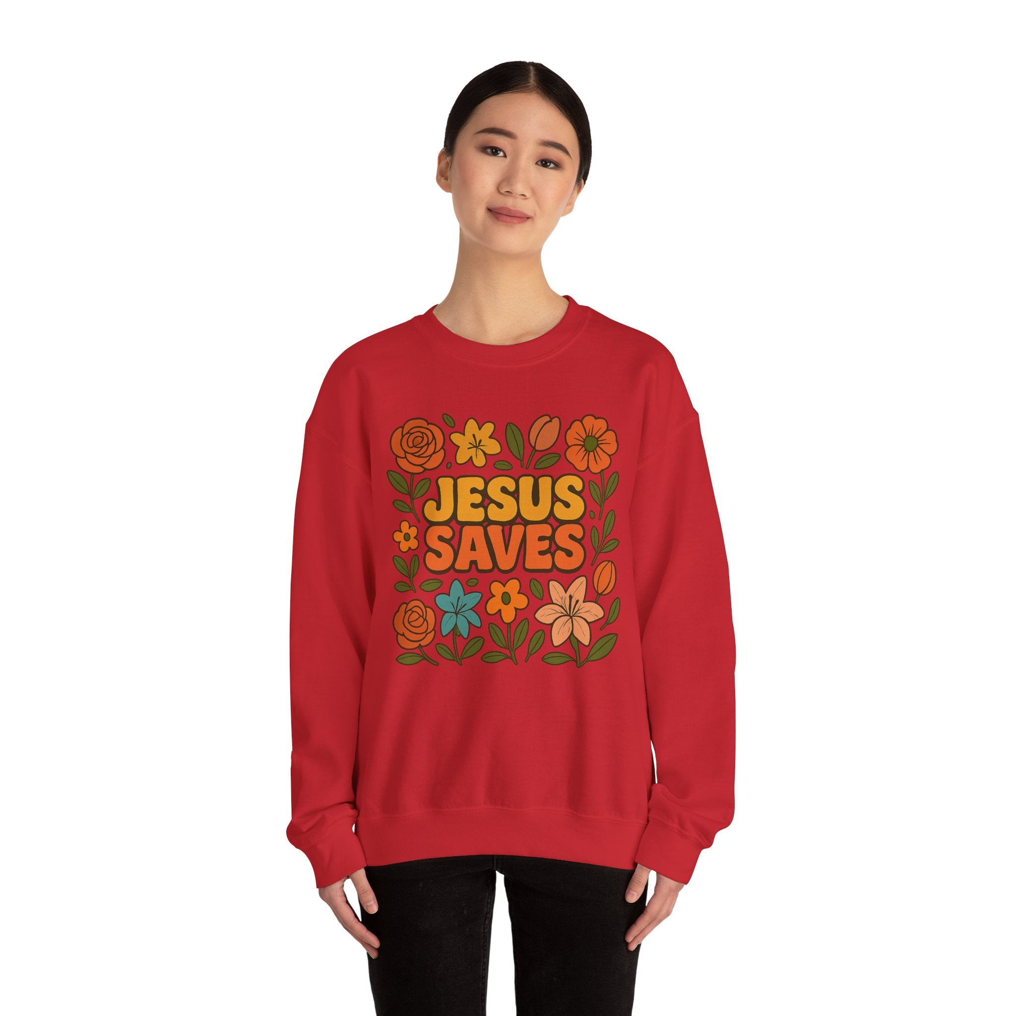 Jesus Saves Crewneck