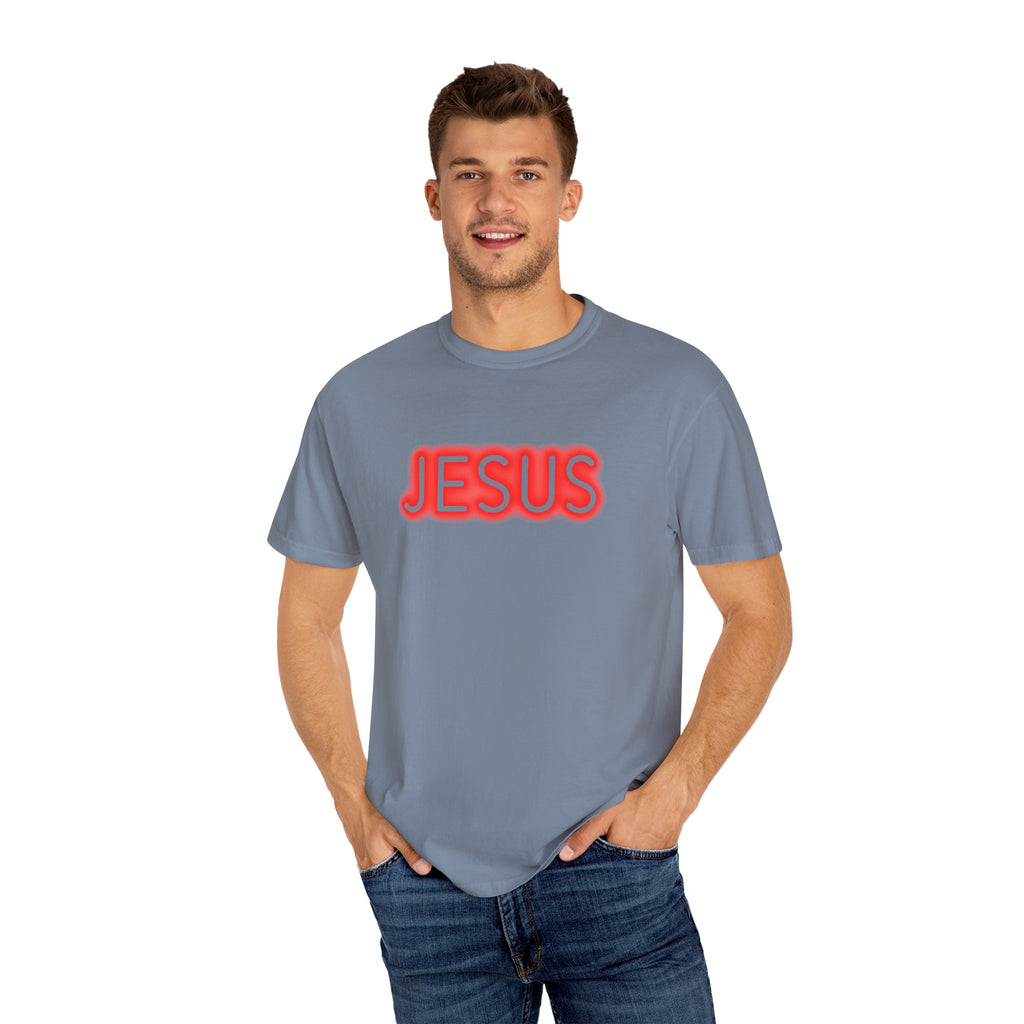 Neon Jesus Saves T-Shirt