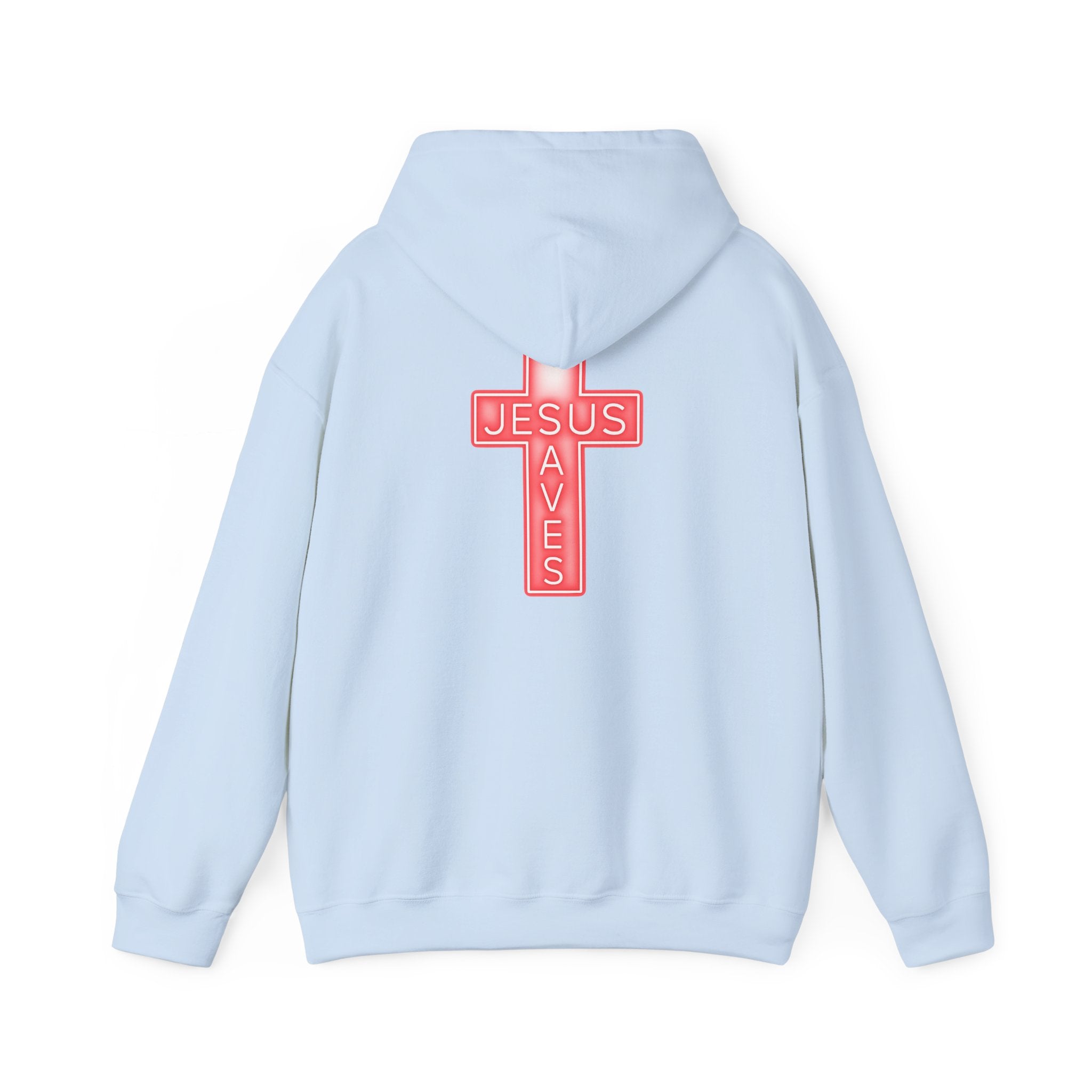 Neon Jesus Saves Hoodie