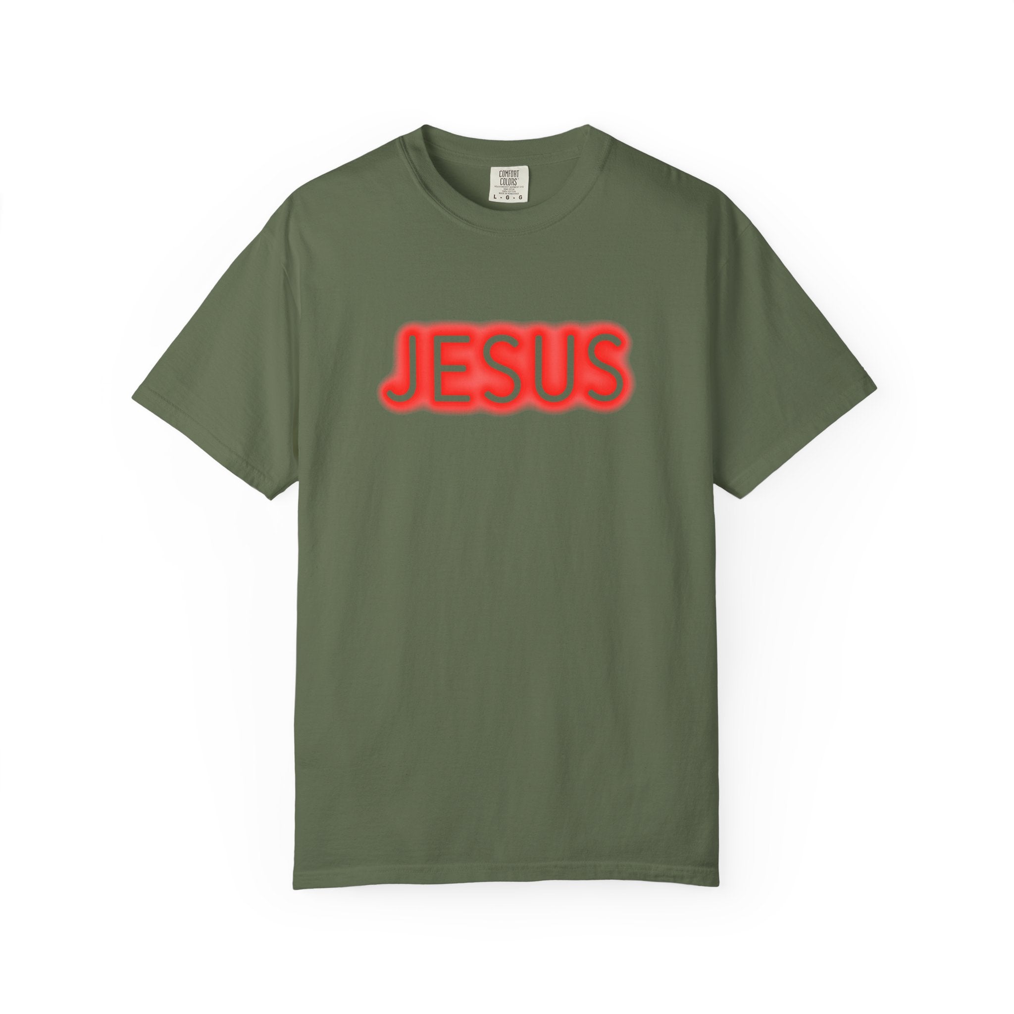 Neon Jesus Saves T-Shirt