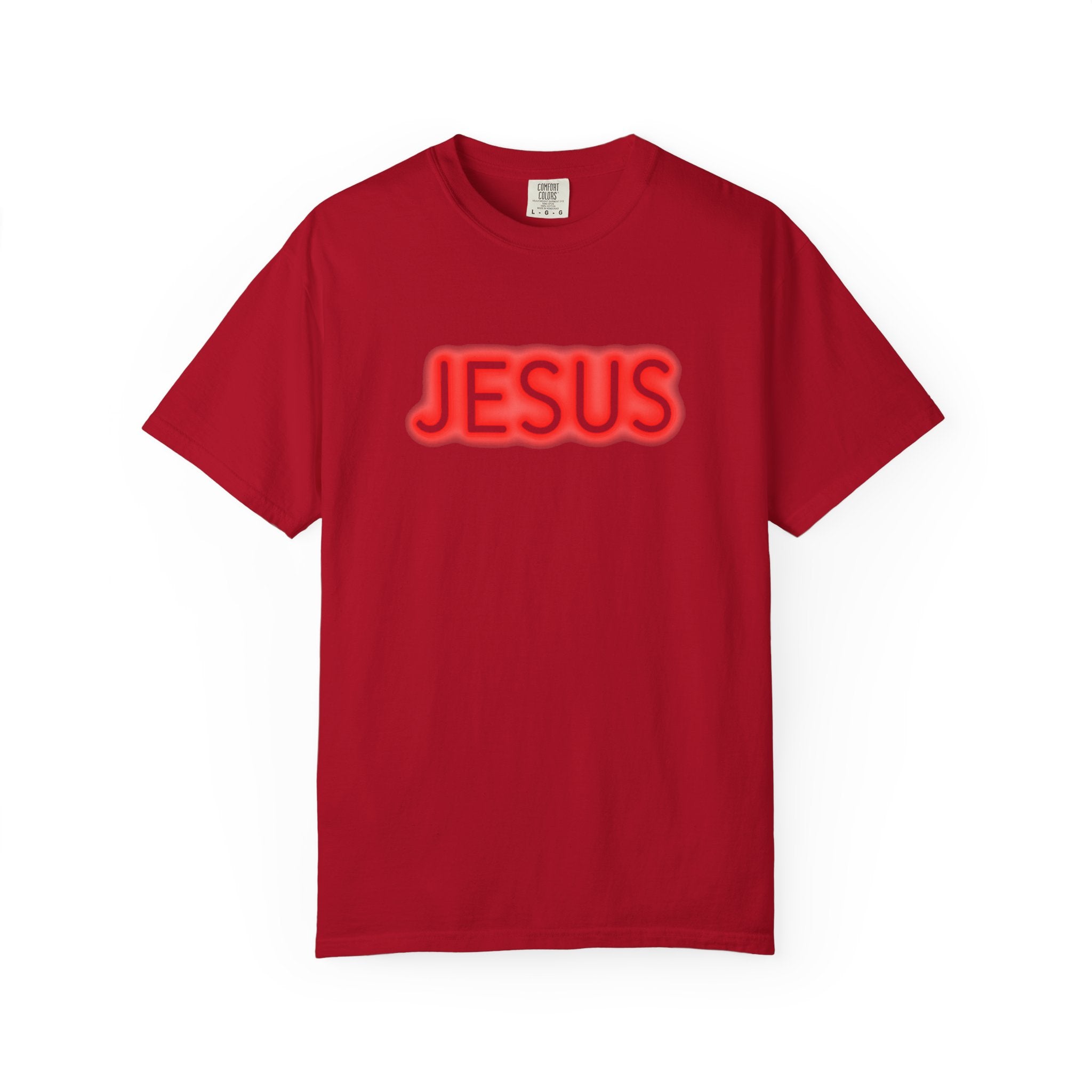 Neon Jesus Saves T-Shirt