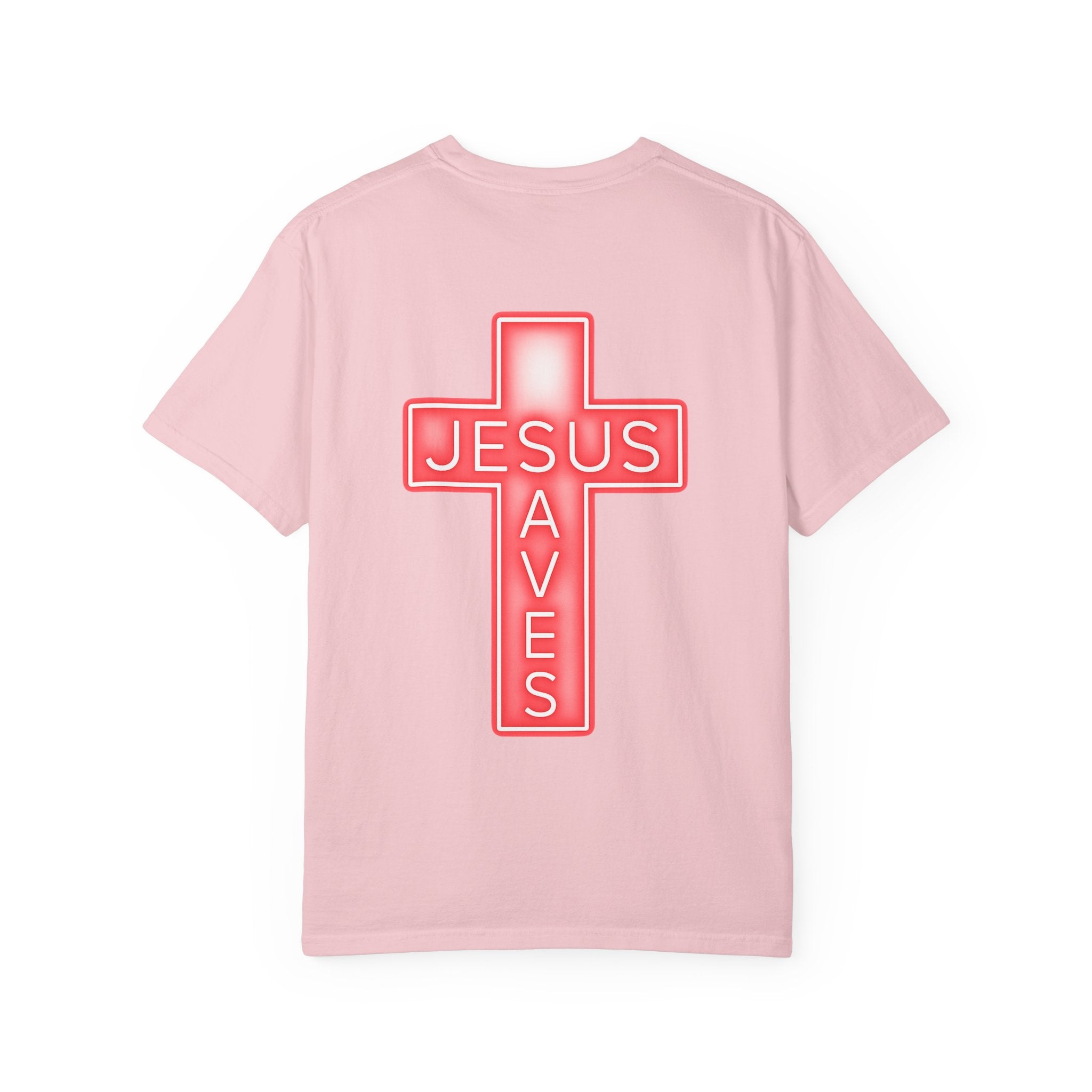Neon Jesus Saves T-Shirt