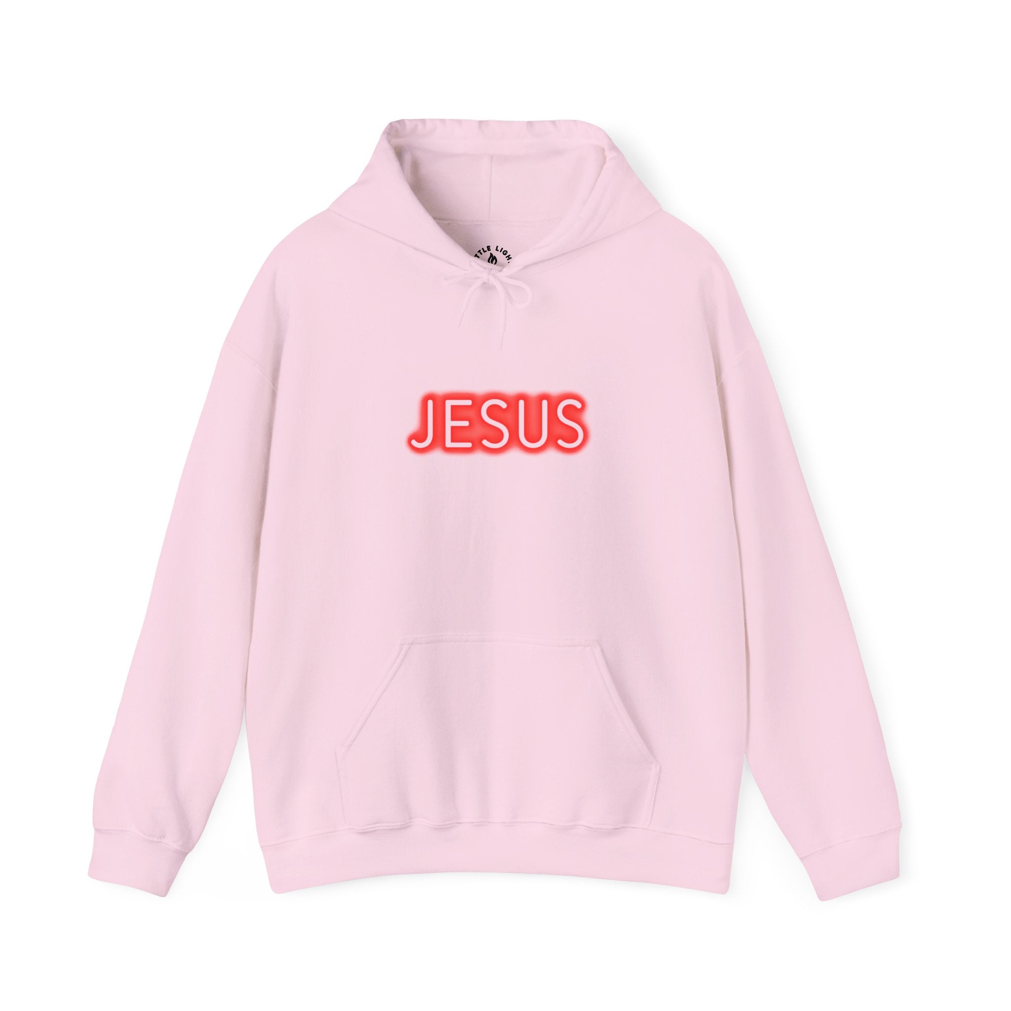 Neon Jesus Saves Hoodie