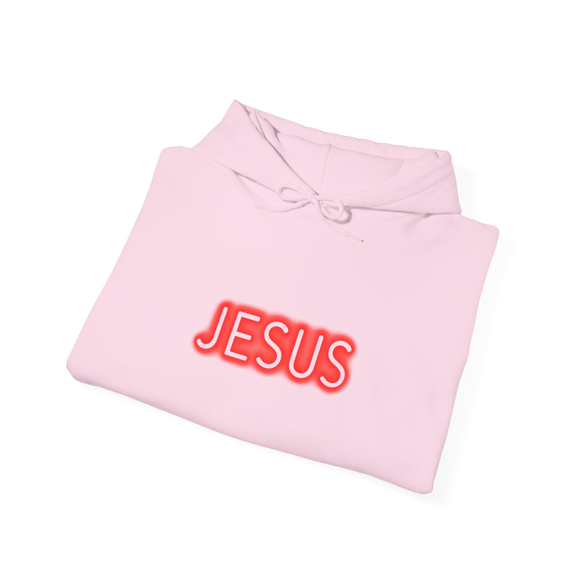 Neon Jesus Saves Hoodie