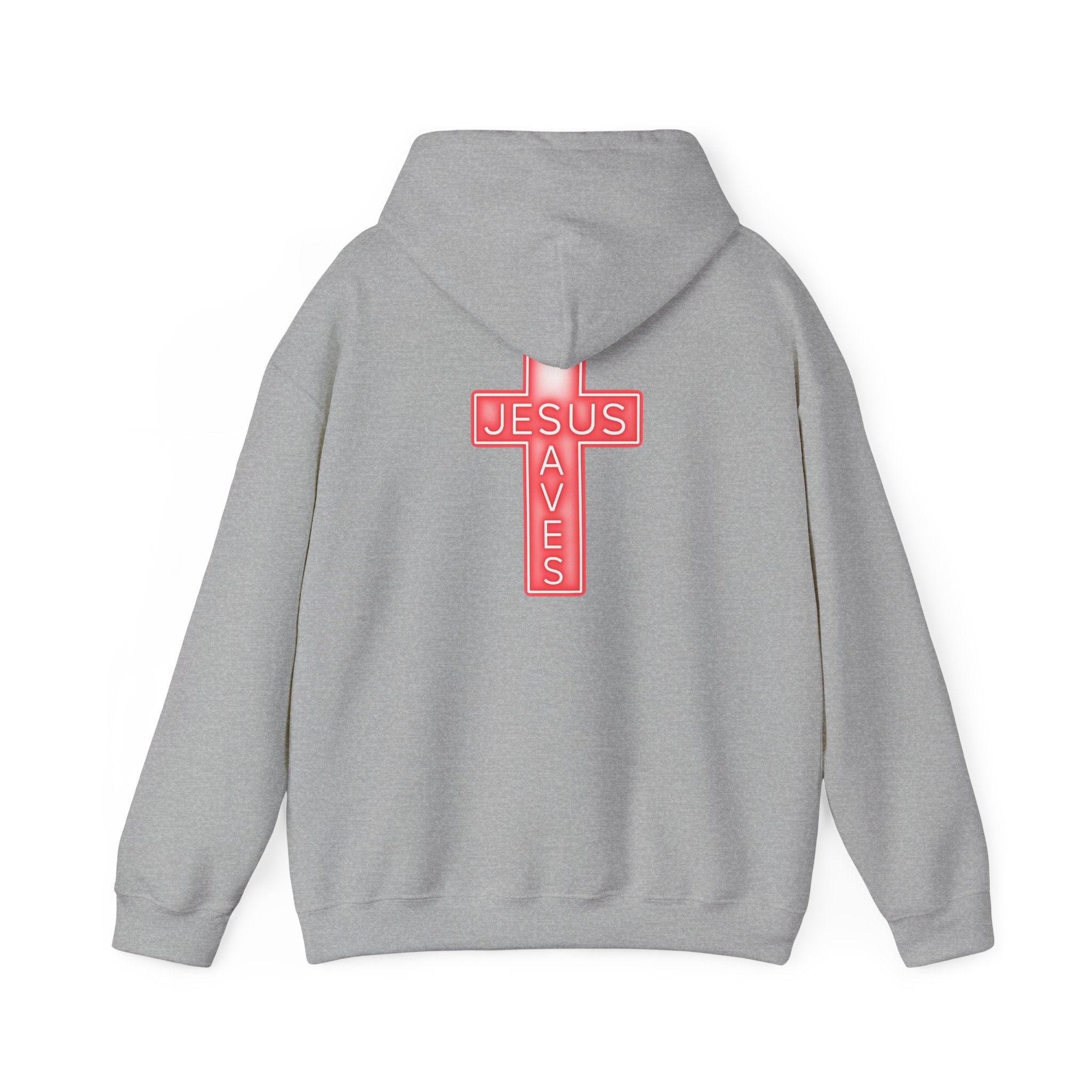 Neon Jesus Saves Hoodie