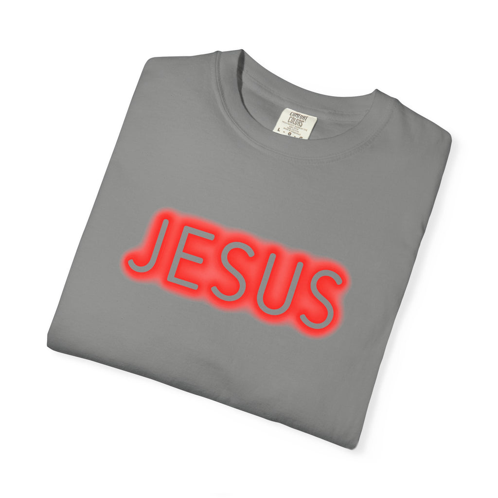 Neon Jesus Saves T-Shirt