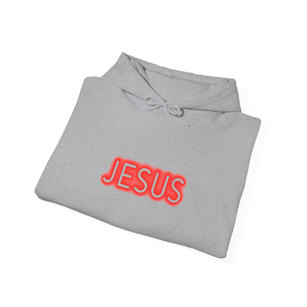 Neon Jesus Saves Hoodie