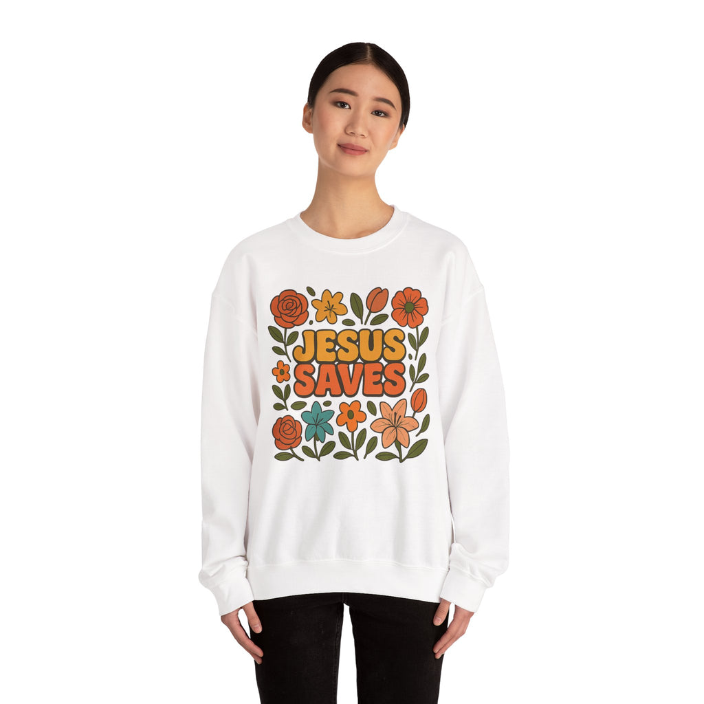 Jesus Saves Crewneck