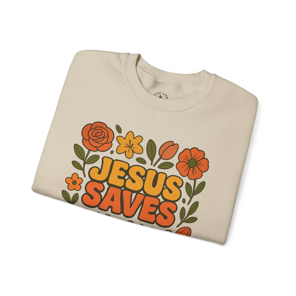 Jesus Saves Crewneck
