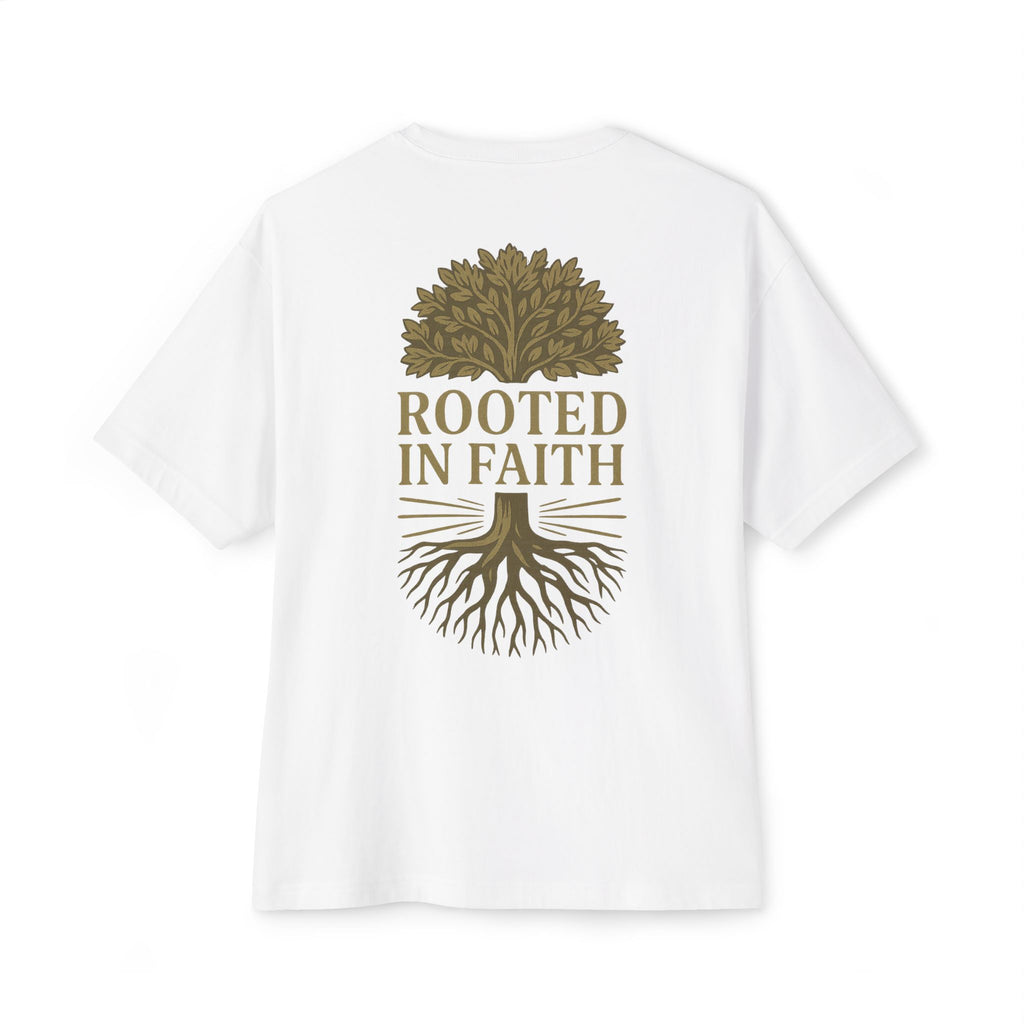 Rooted in Faith Oversized Tee