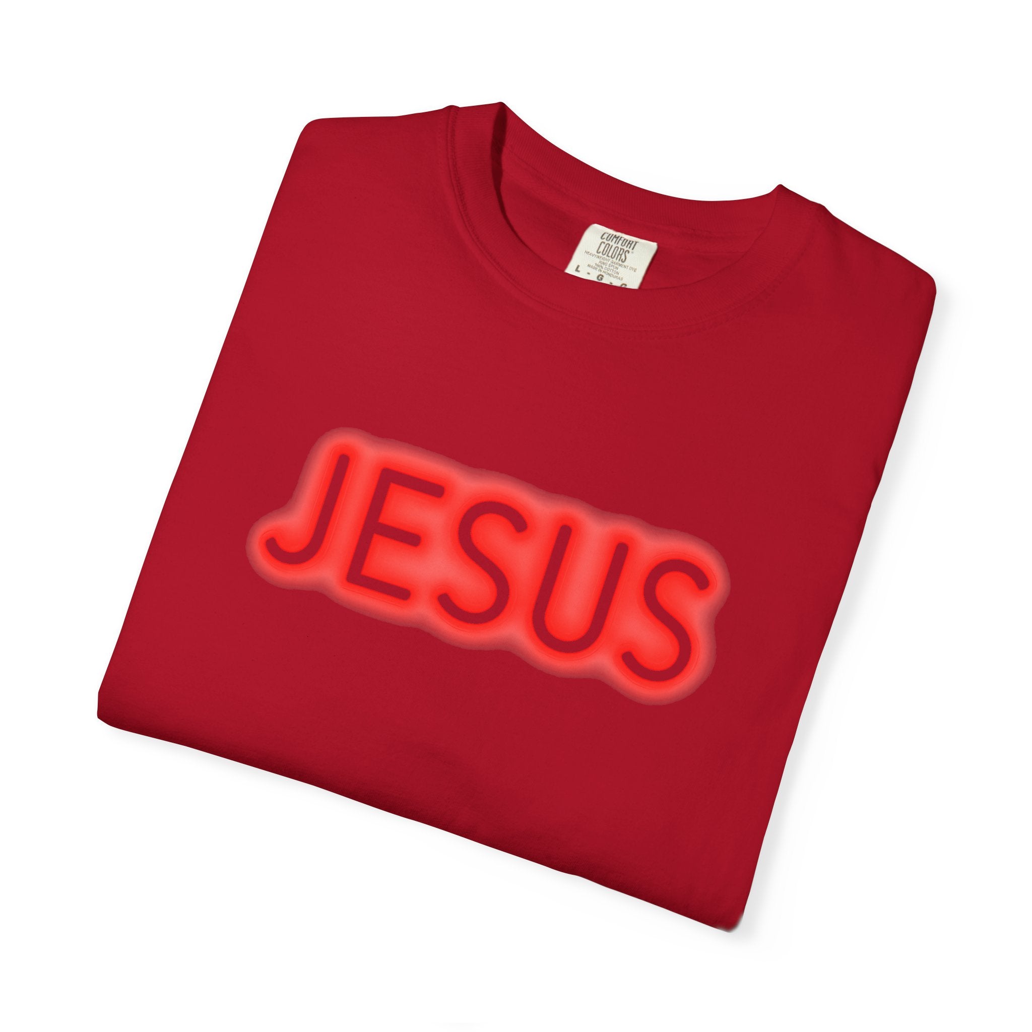 Neon Jesus Saves T-Shirt
