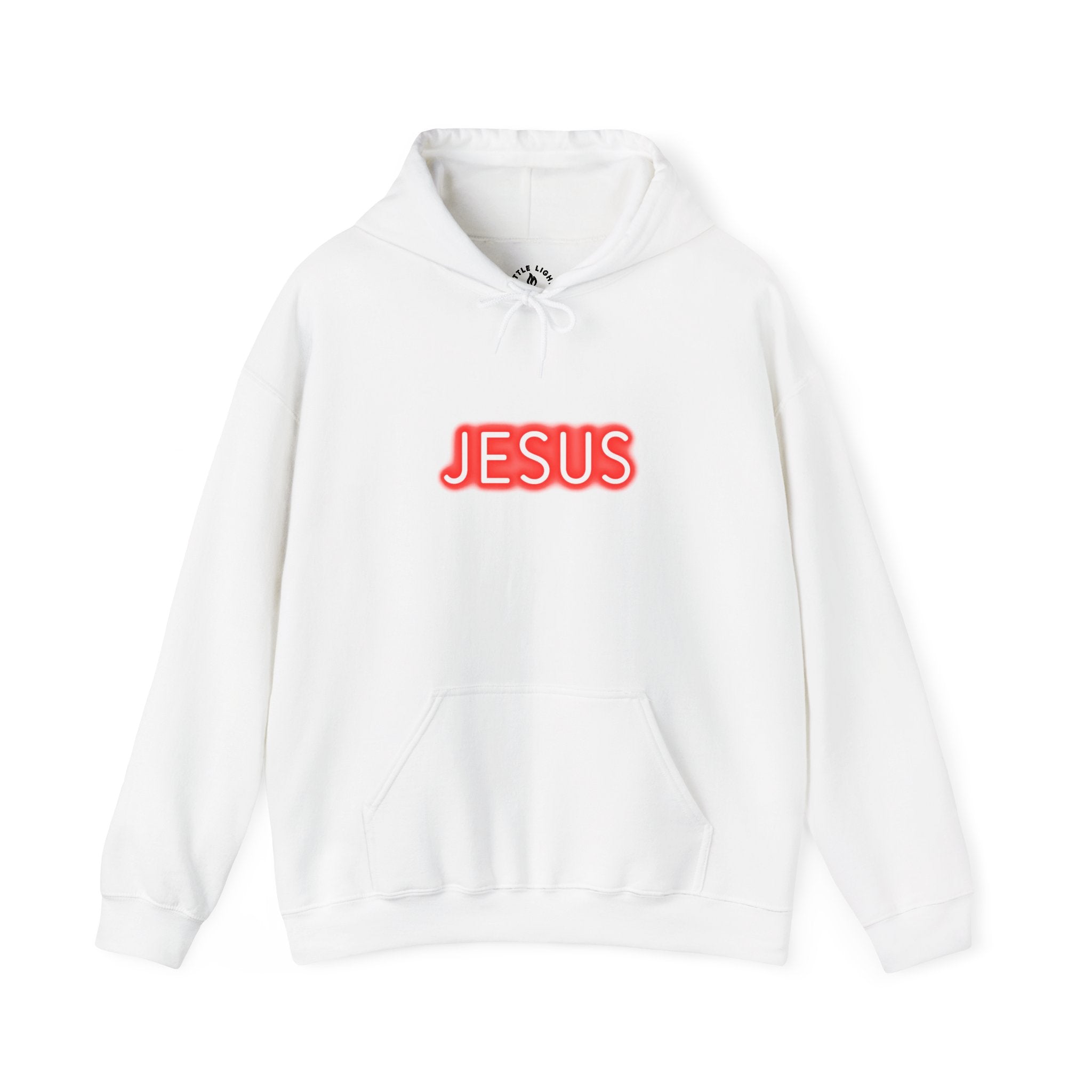 Neon Jesus Saves Hoodie